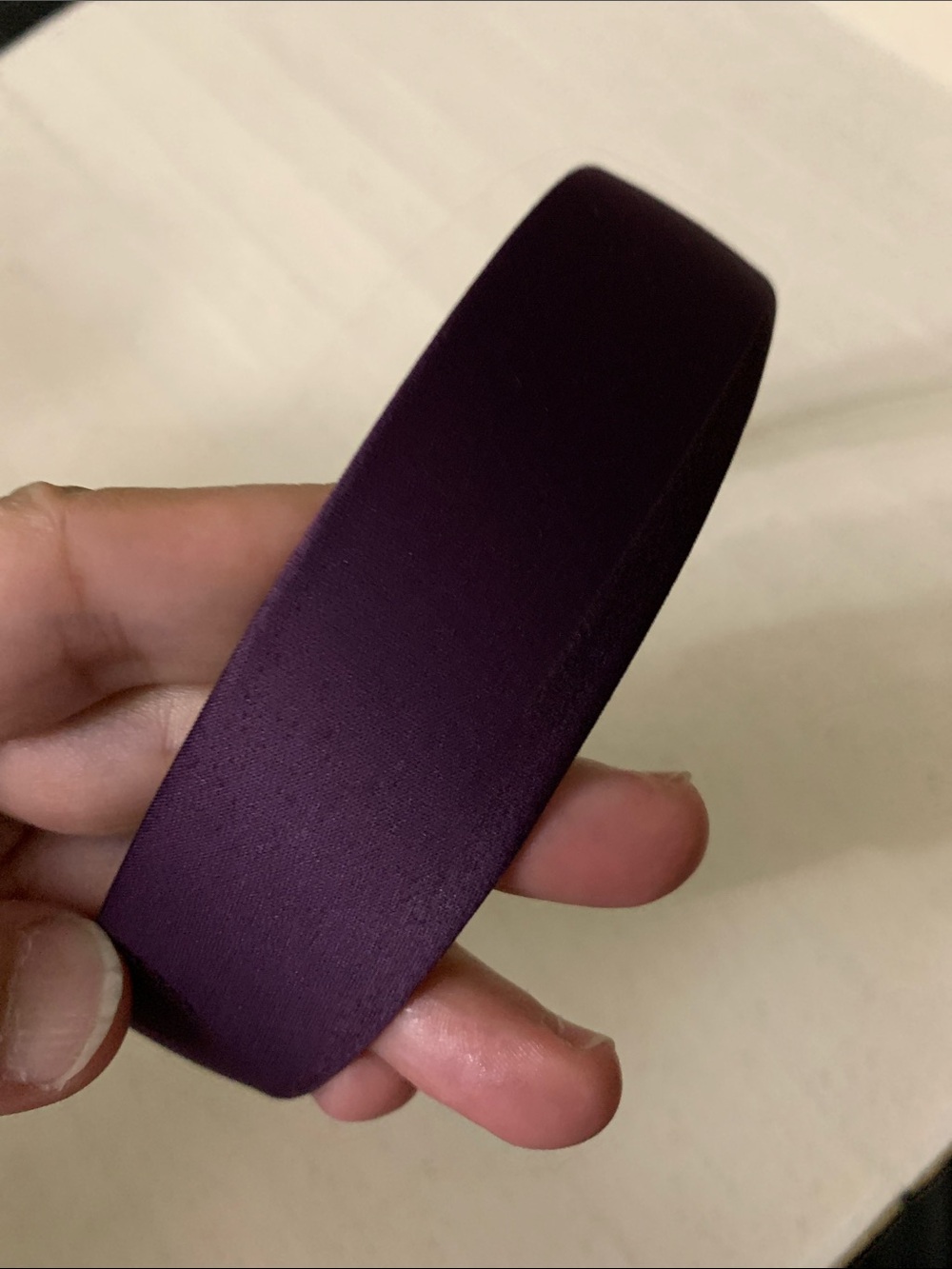 Purple Satin Wide Headband 2 for $10 
Light weight comfortable non non slip